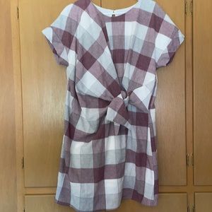 Spirit of Grace ladies checkered pattern dress.